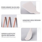 Fortune Candy 19pc Kitchen Utensil Set, Includes Tongs, Ladle, Scissors, Knives and Cutting Board (Beige)
