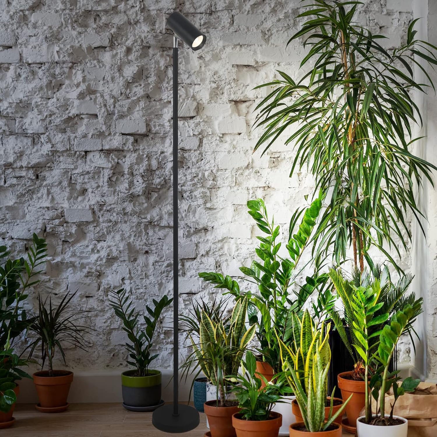 Fortune Candy 20W Standing Plant Grow Light, Full Spectrum Indoor Standing Lamp with COB Bulb for Houseplants