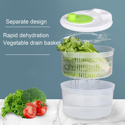 Fortune Candy 3L Multifunctional Vegetable Spinner and Grater, Compact Salad Strainer Bowl for Quick Prep, Easy to Clean, Lightweight Kitchen Gadget